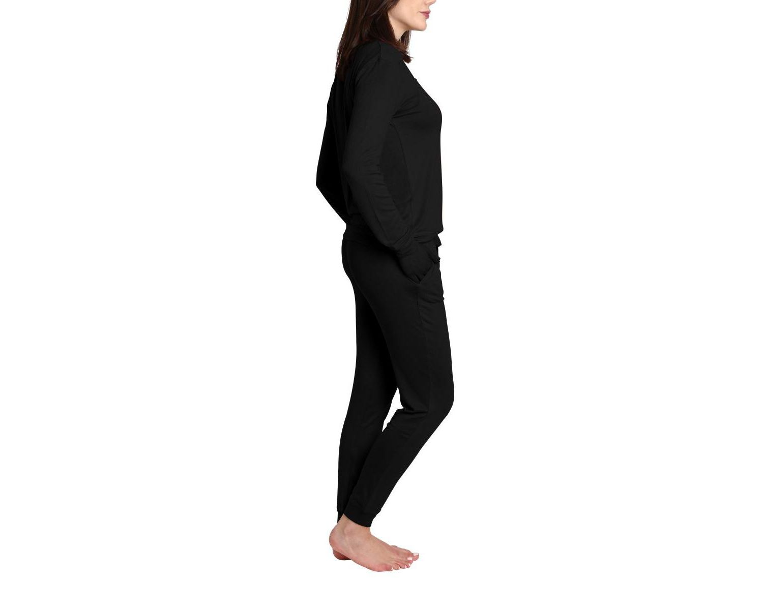Women's Crew Neck Top with Jogger