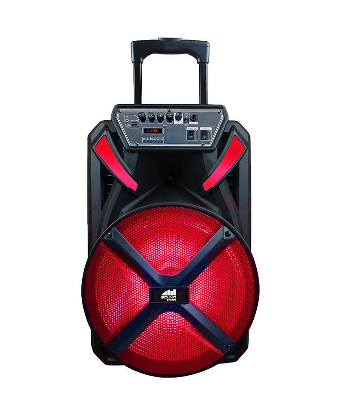 Naxa Portable 15 inch Bluetooth Party Speaker with Disco Light Macy's