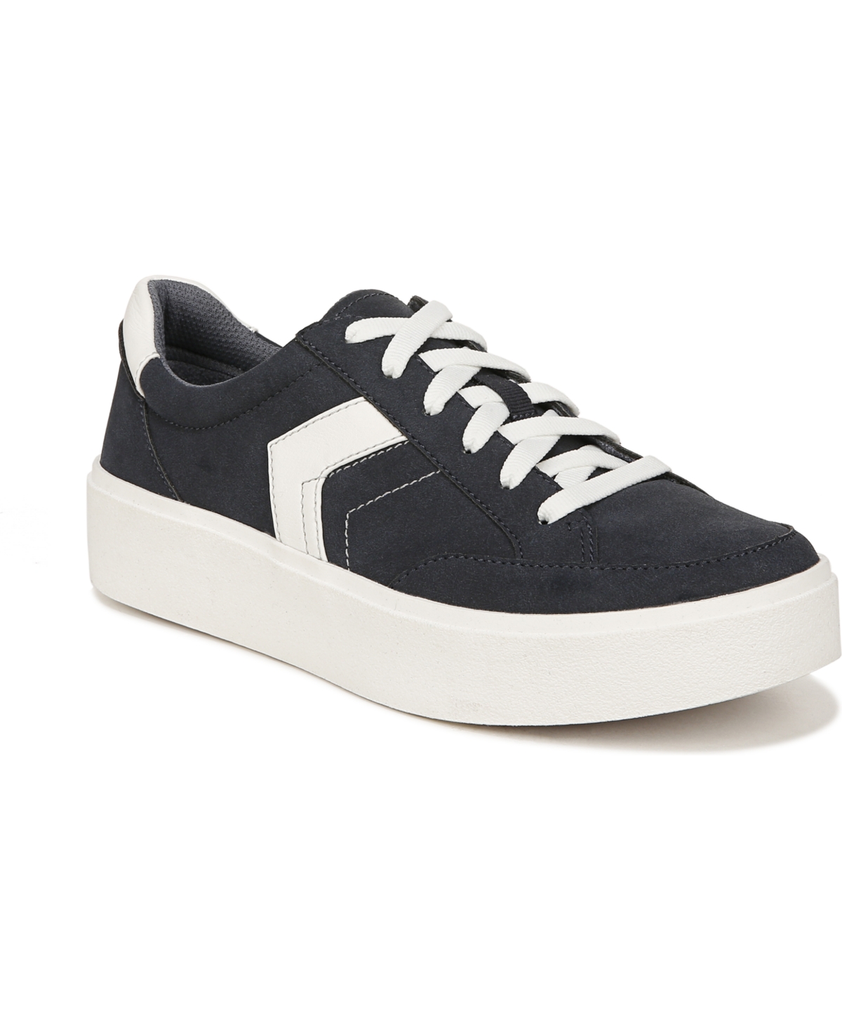 Dr. Scholl's Women's Madison-lace Sneakers In Navy Microfiber