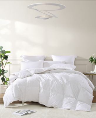 QUEEN/FULL Royal Luxe All Season Warmth White Goose Feather and Down Fiber Comforters, Exclusively at Macy’s - Macy's