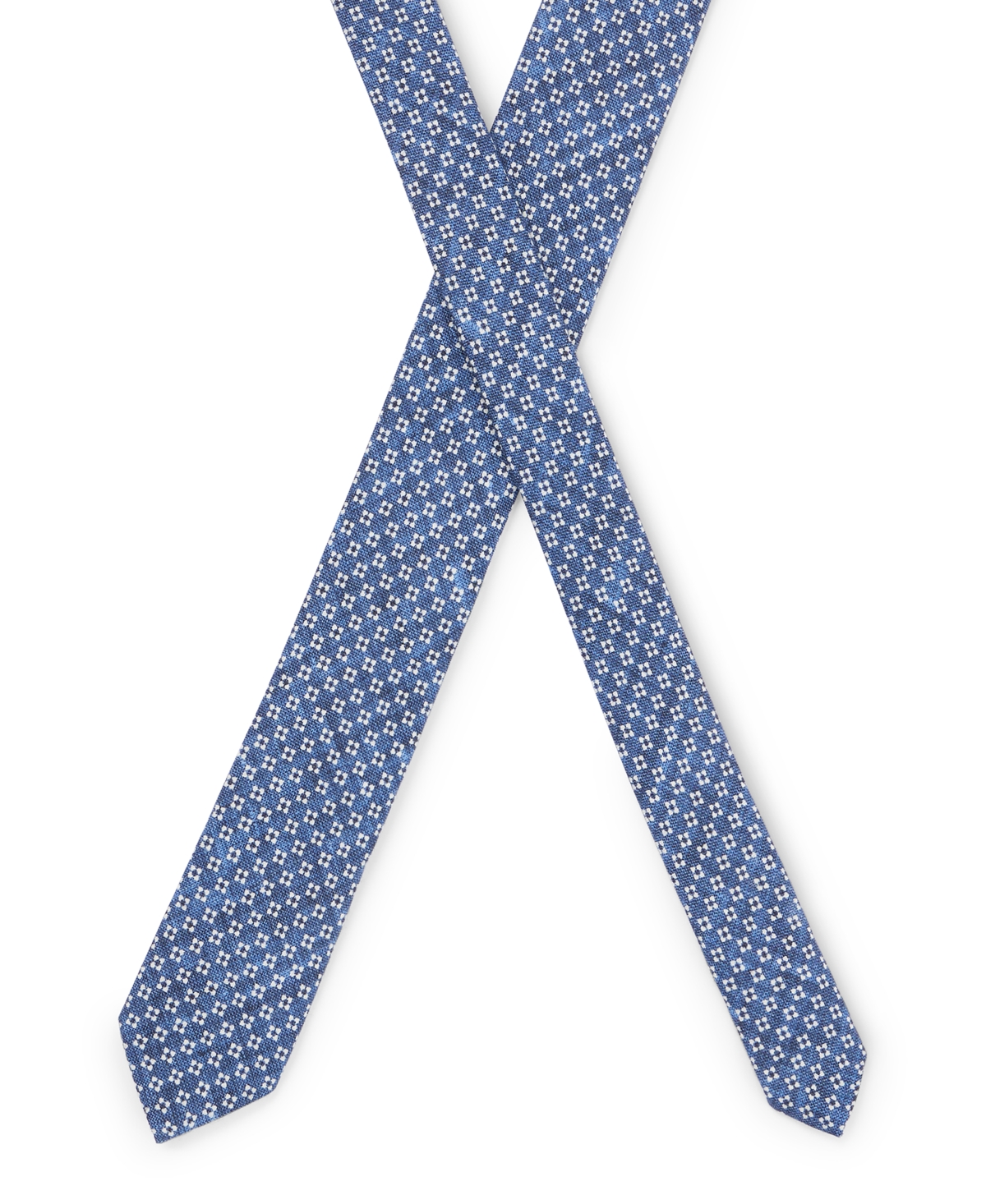 Hugo Boss Boss By  Men's Digitally Printed Tie In Open Blue
