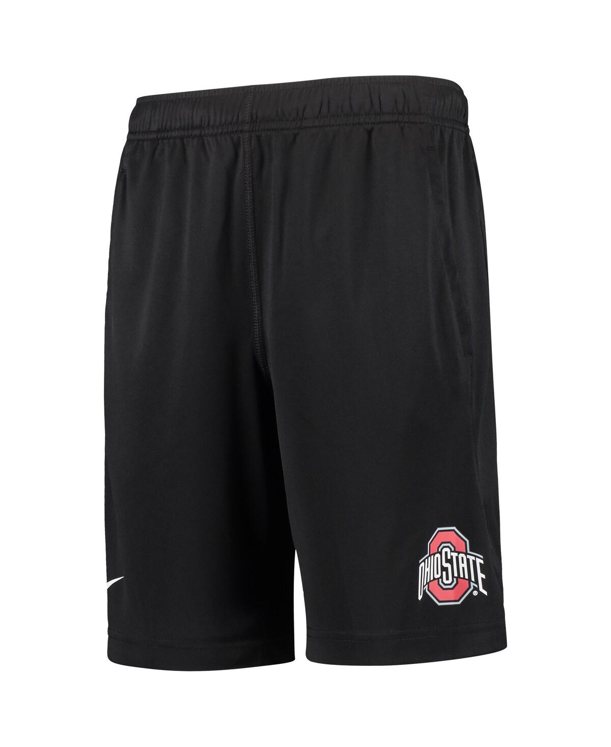 Nike Kids' Big Boys  Black Ohio State Buckeyes Performance Fly Shorts