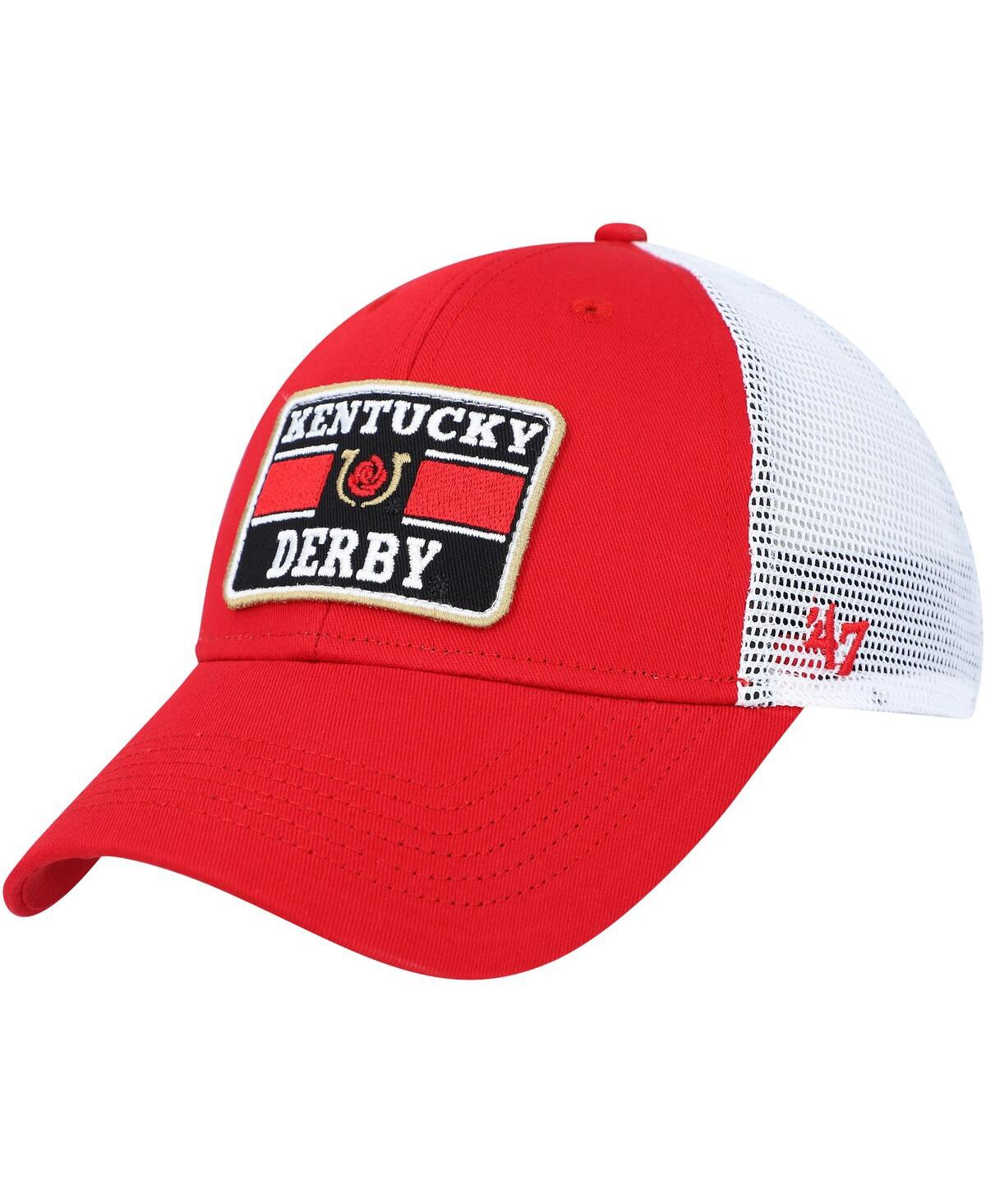 47 Brand Men's ' Red Kentucky Derby Mvp Snapback Hat