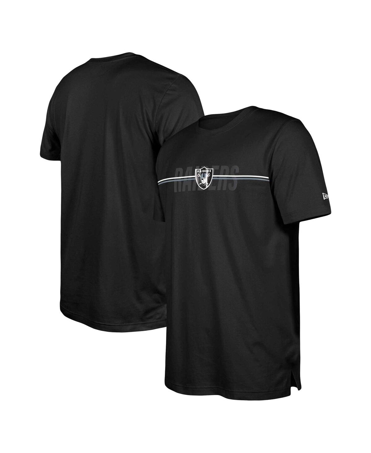 New Era Men's  Black Las Vegas Raiders 2023 Nfl Training Camp T-shirt