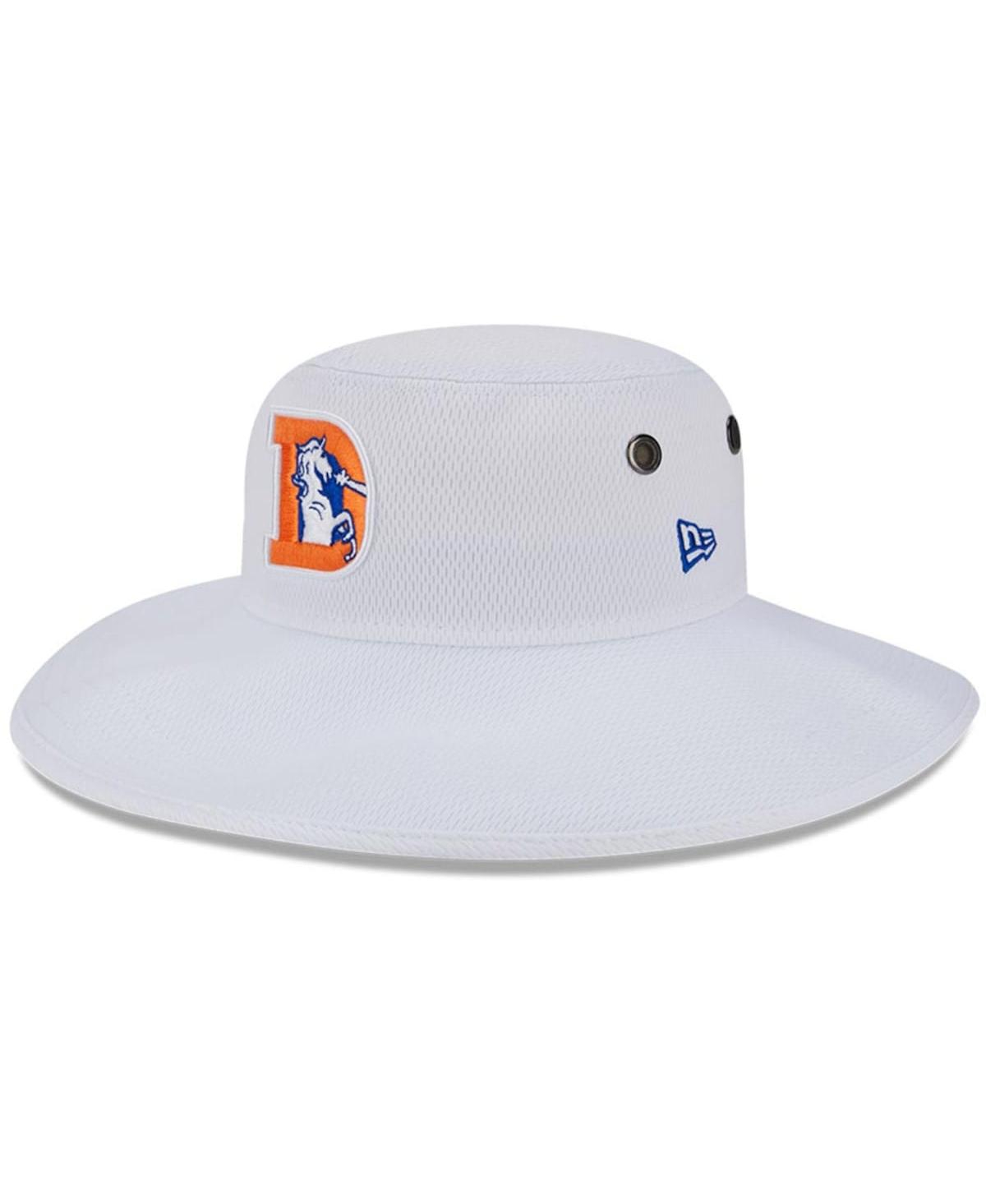 Shop New Era Men's  White Denver Broncos 2023 Nfl Training Camp Throwback Panama Bucket Hat