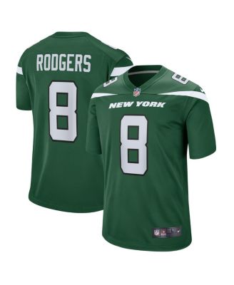 Aaron Rodgers New York Jets Nike Green Game Men's Jersey, M / Green