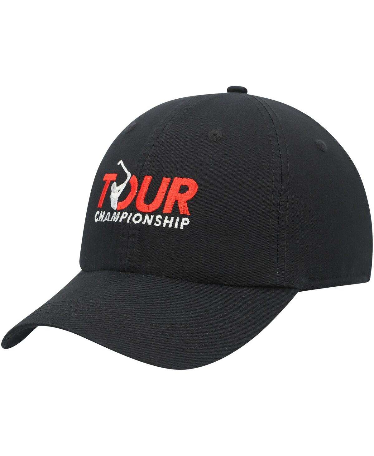 Men's Ahead Black Tour Championship Logo Adjustable Hat - Black