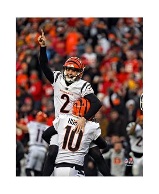 Lids Evan McPherson Cincinnati Bengals Unsigned Fanatics Authentic Kicks  Snow Photograph