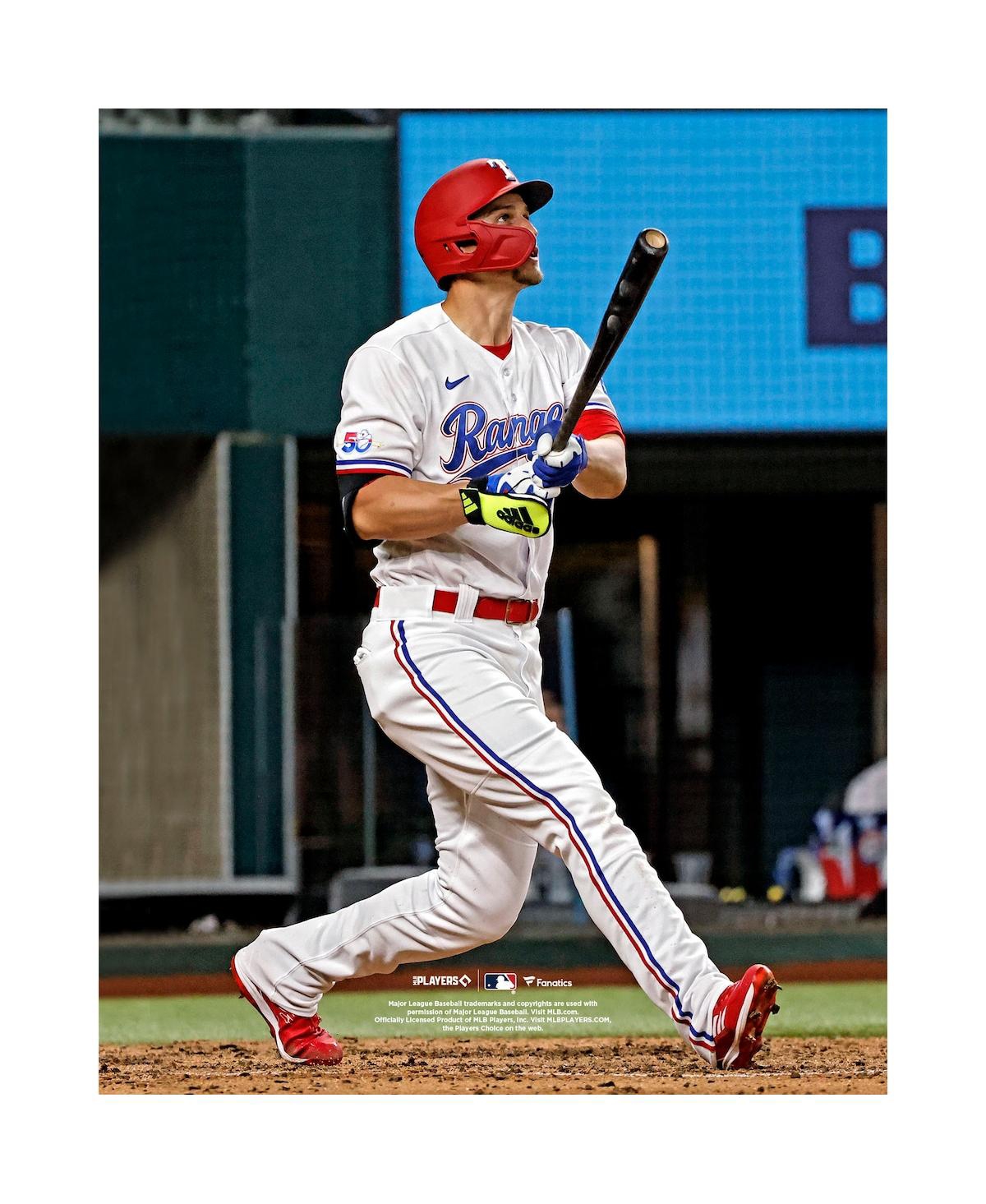 Fanatics Authentic Corey Seager Texas Rangers Unsigned Hits Out To Deep Center Field Photograph In Multi