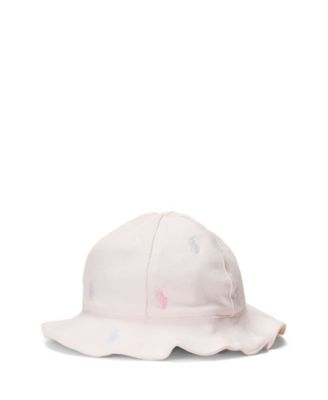 Baby pink polo estoy hat