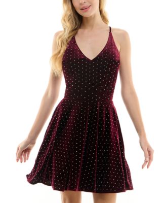 Velvet Skater Dress