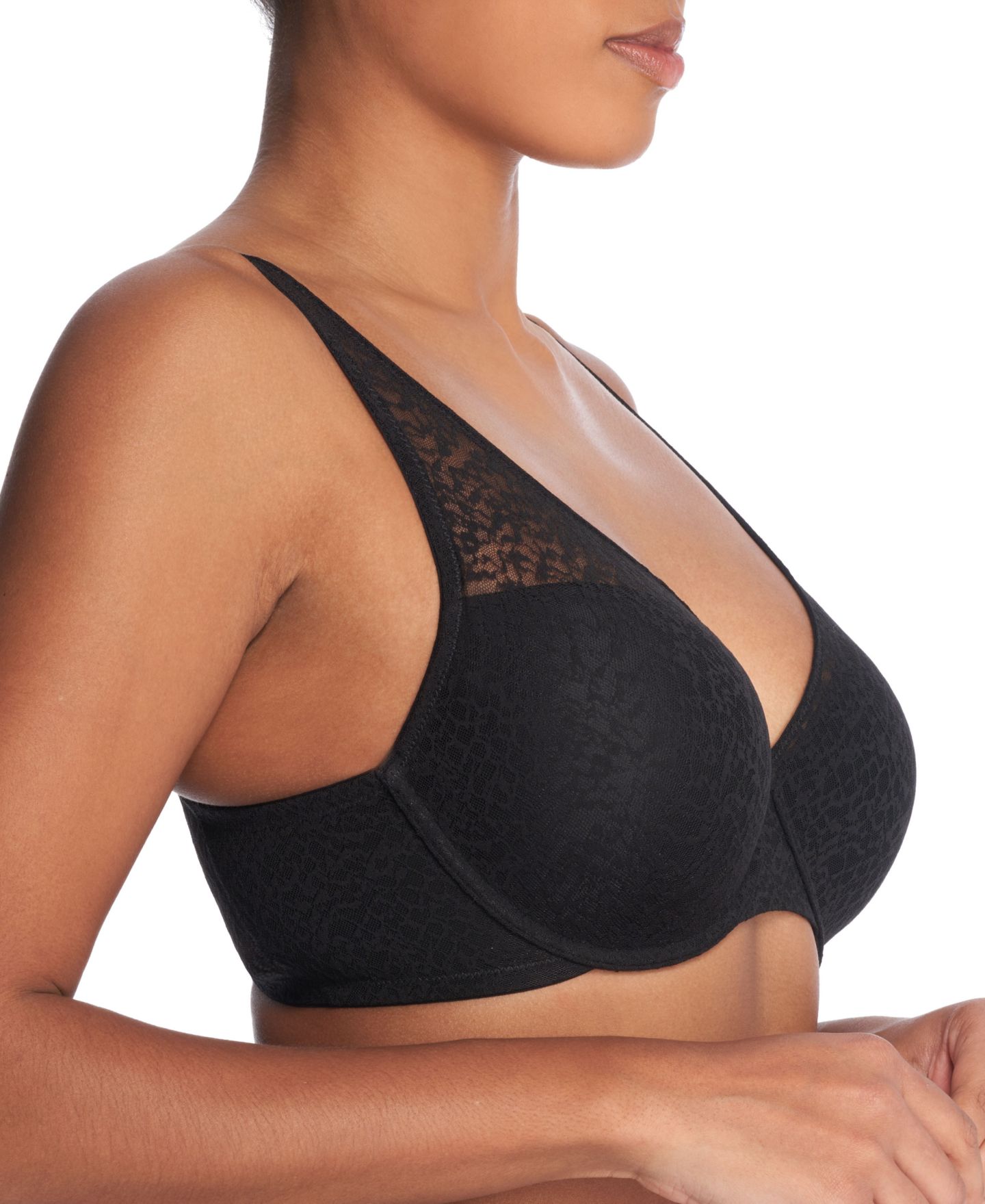 Natori Women's Pretty Smooth Full Fit Smoothing Contour Underwire 731318, цвет: Чёрный — фото 3