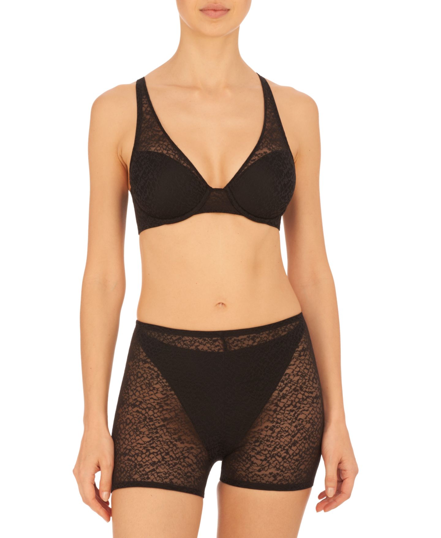 Natori Women's Pretty Smooth Full Fit Smoothing Contour Underwire 731318, цвет: Чёрный — фото 8