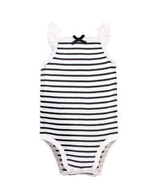 Baby Girls 5Pk Natural Sleeveless Bodysuits