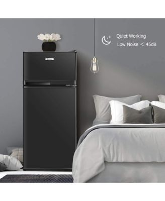2 Doors 3.4 cu ft. Unit Compact Mini Refrigerator Freezer Cooler