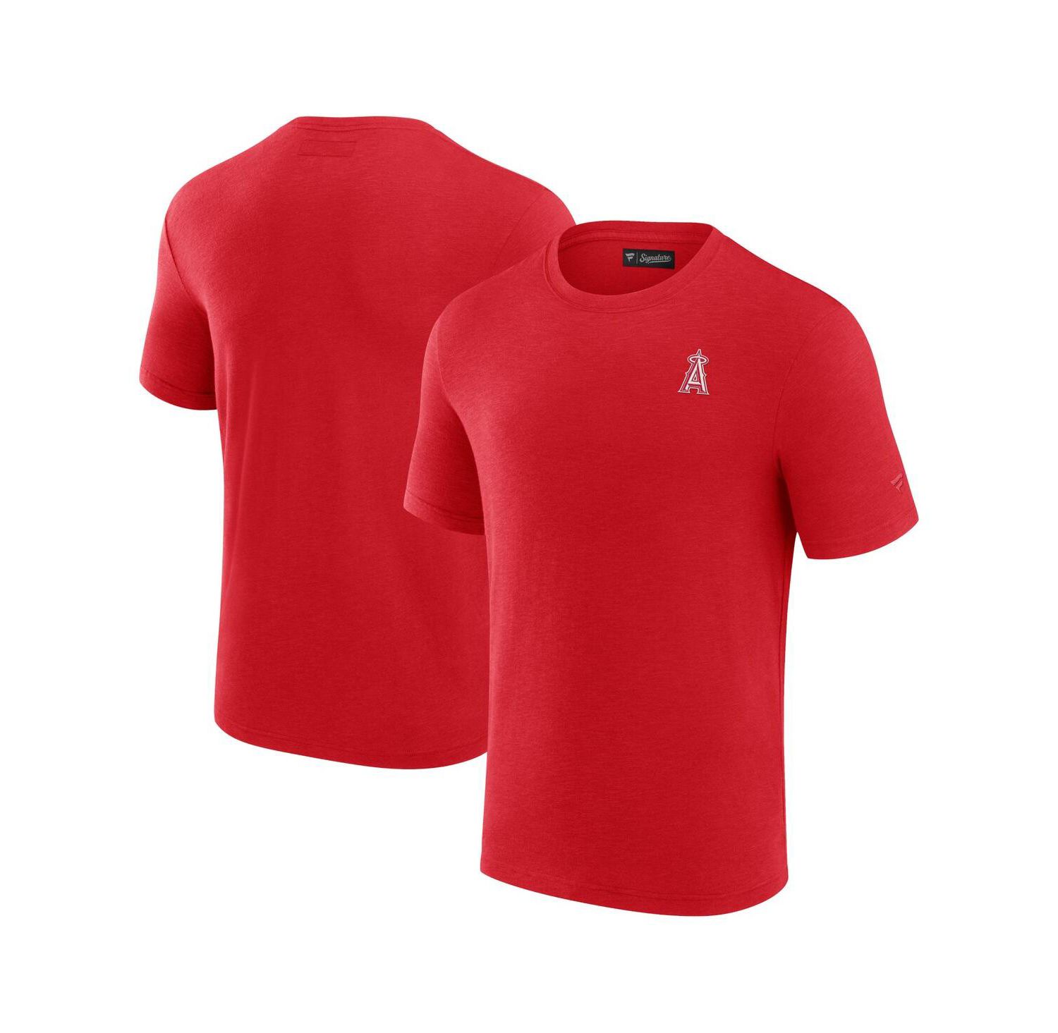 Men's Red Los Angeles Angels Modal Short Sleeve T-shirt