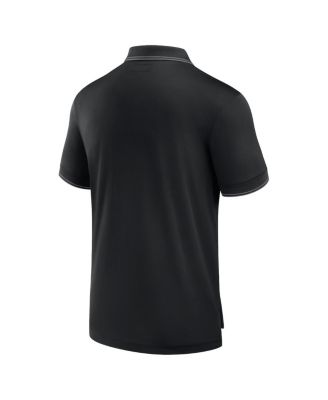 Men's Black New York Jets Pique Polo Shirt