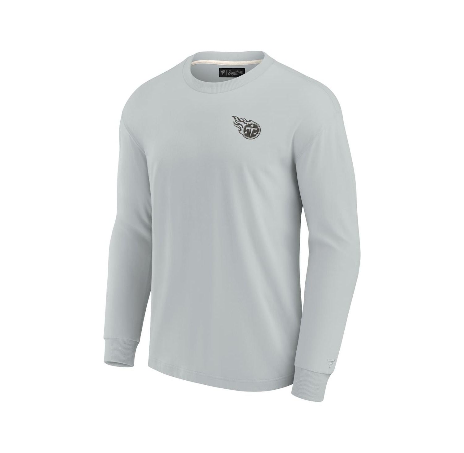 Men's and Women's Gray Tennessee Titans Super Soft Long Sleeve T-shirt