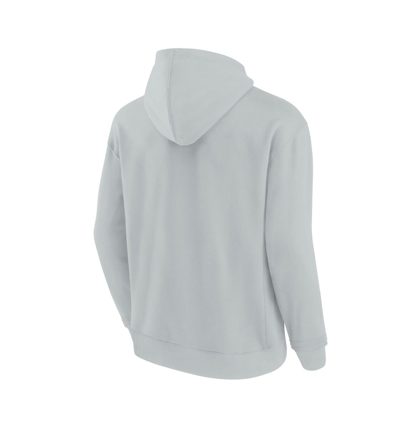 Худи Fanatics Signature Gray Los Angeles Chargers Super Soft Fleece Pullover — фото 2
