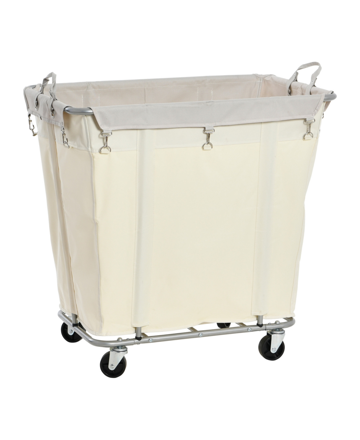 Household Essentials Commercial Laundry Cart In Silver