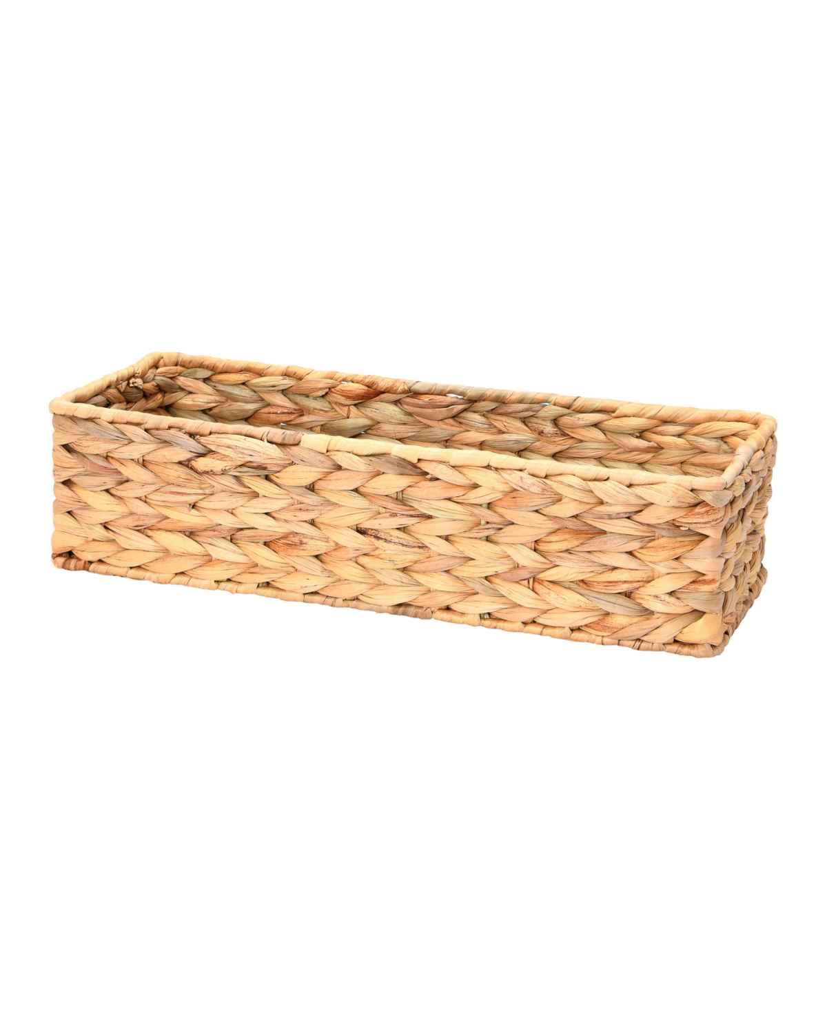 Household Essentials Hyacinth Rectangular Basket In Natural