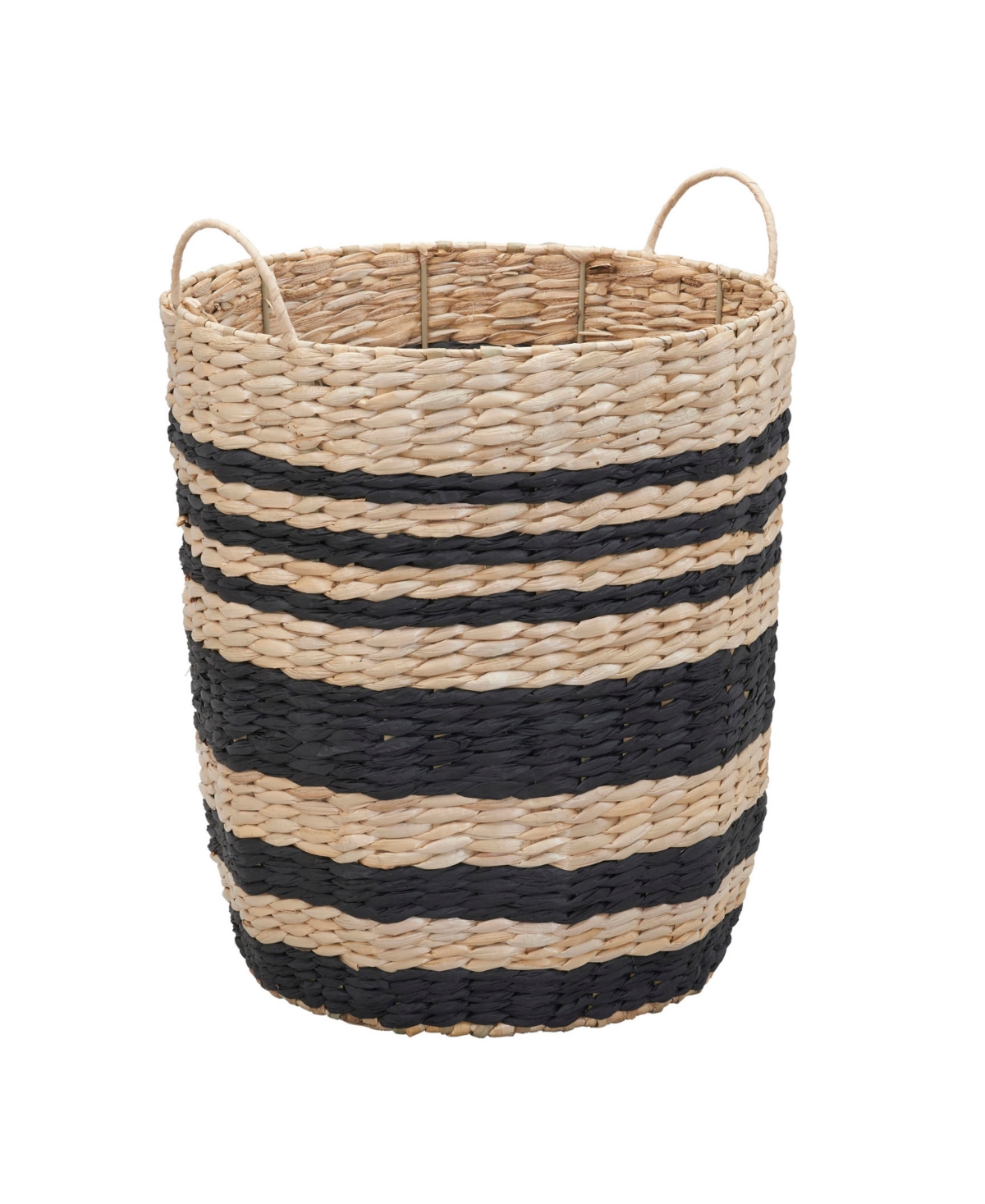 Household Essentials Multi Black Band Basket In Natural