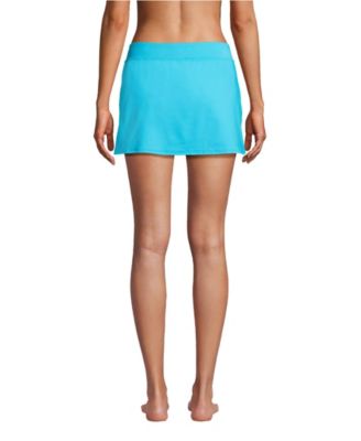 Women's Long Chlorine Resistant Tummy Control Swim Skirt Swim Bottoms