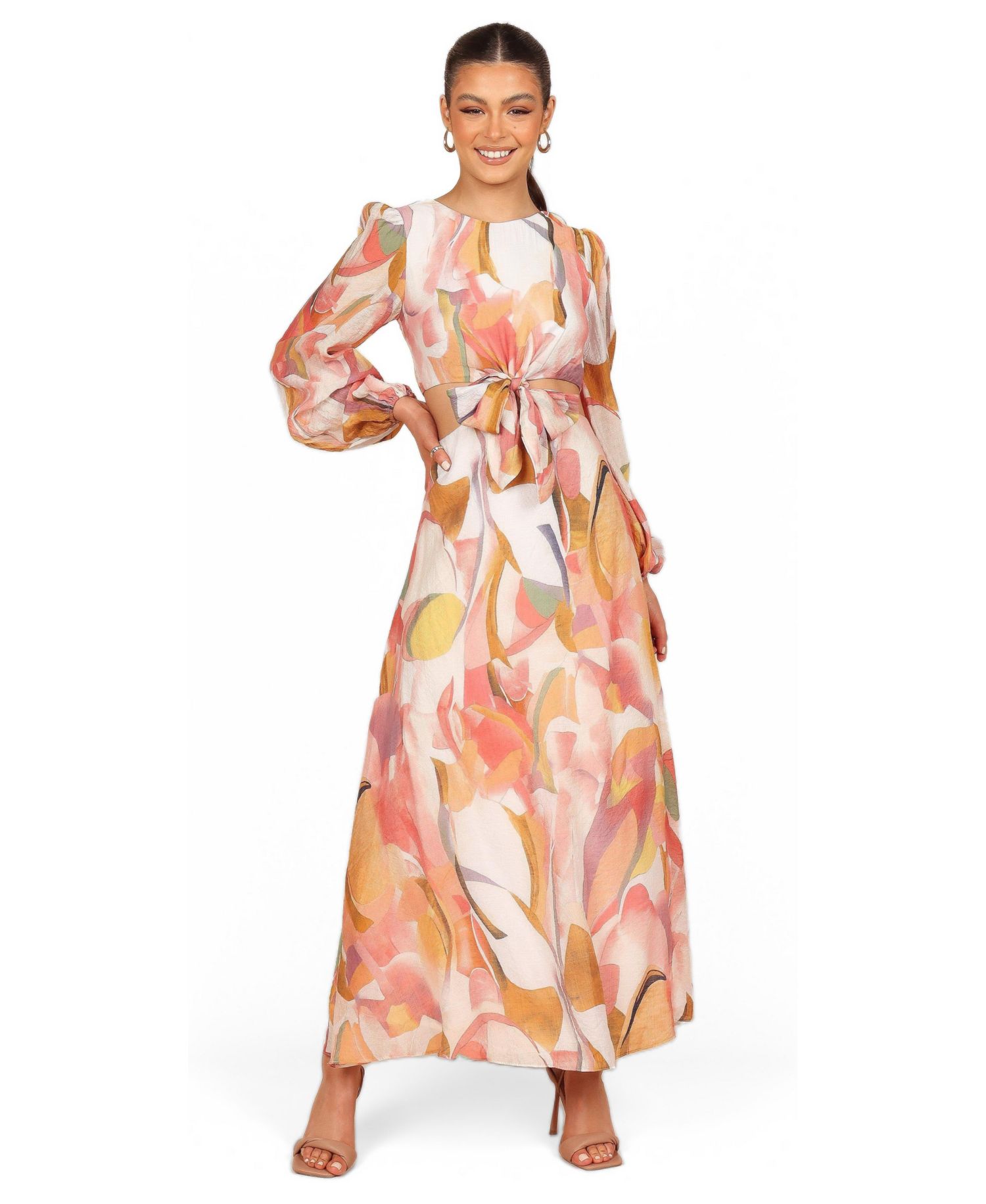 Women's Laquin Long Sleeve Maxi Dress