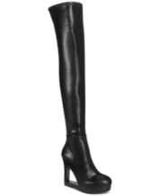 Wedge over clearance the knee boots
