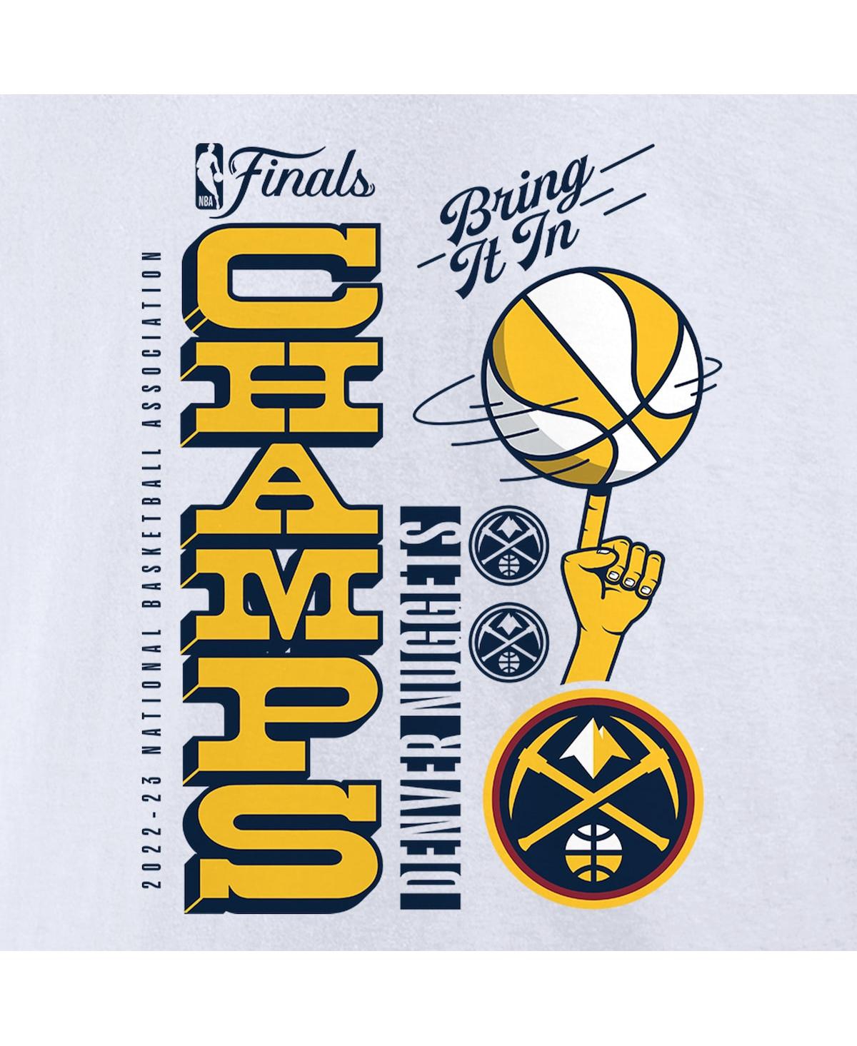 Men's FanaticsDenver Nuggets 2023 Nba Finals Champions Hometown Originals Review T-shirt - White