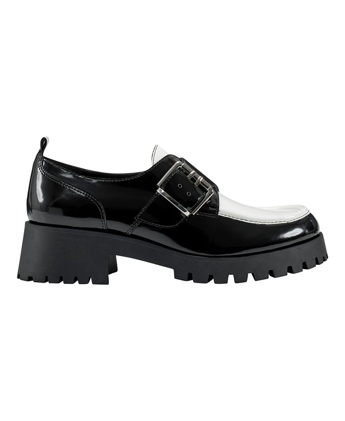 VANELI Women's Zinta Slip-On Loafers - Lug Sole Casual Shoes In Black