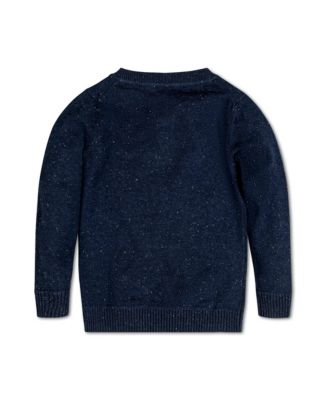 Baby Boys Long Sleeve Zip Henley Pullover Sweater