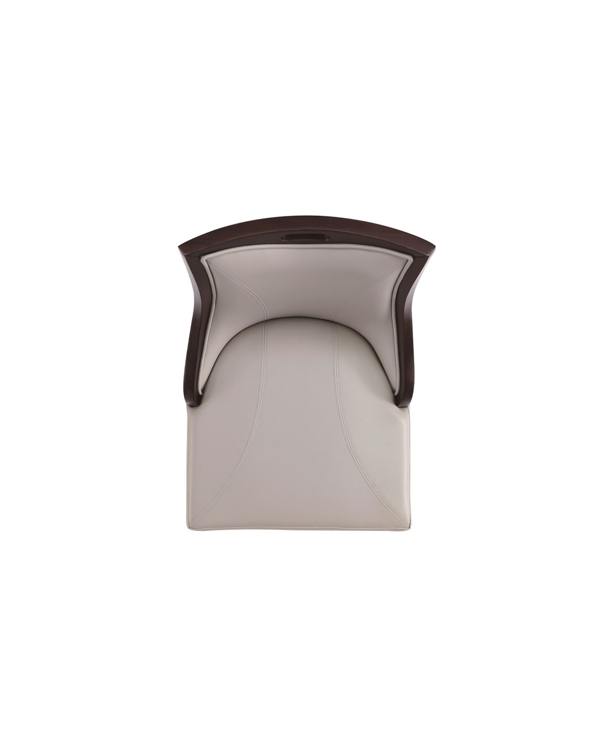 Manhattan Comfort Emperor L Beech Wood Faux Leather Upholstered Barstool