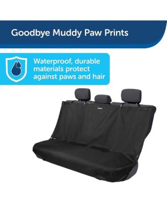 Happy Ride Waterproof Bench Seat Cover for Dogs, Black
