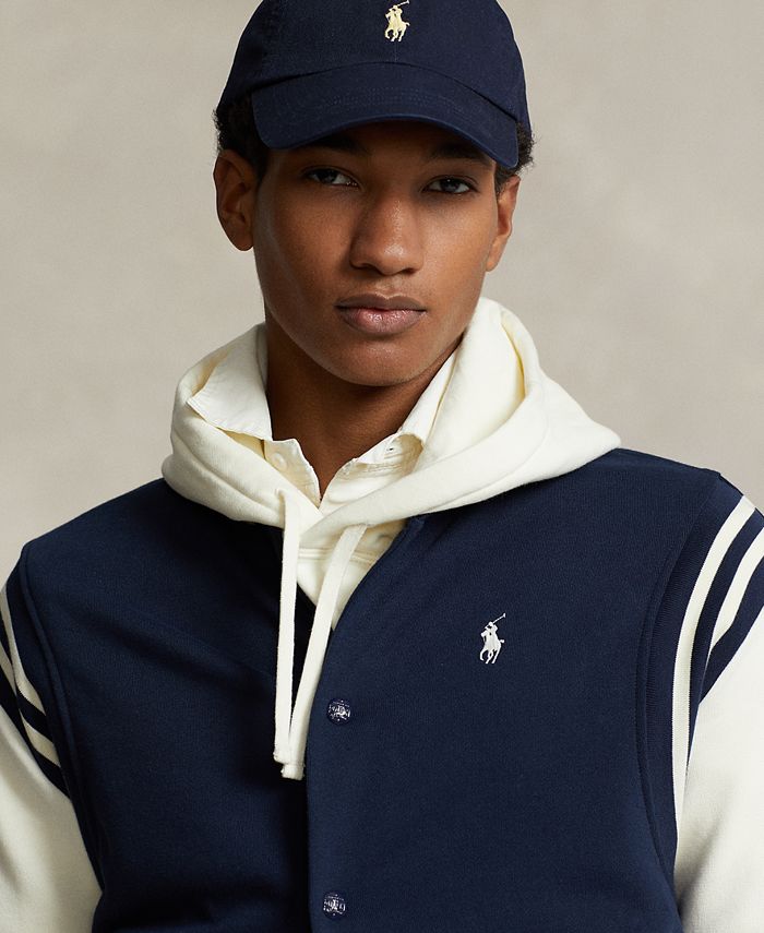 Polo Ralph Lauren Men's Fleece Baseball Jacket - Macy's