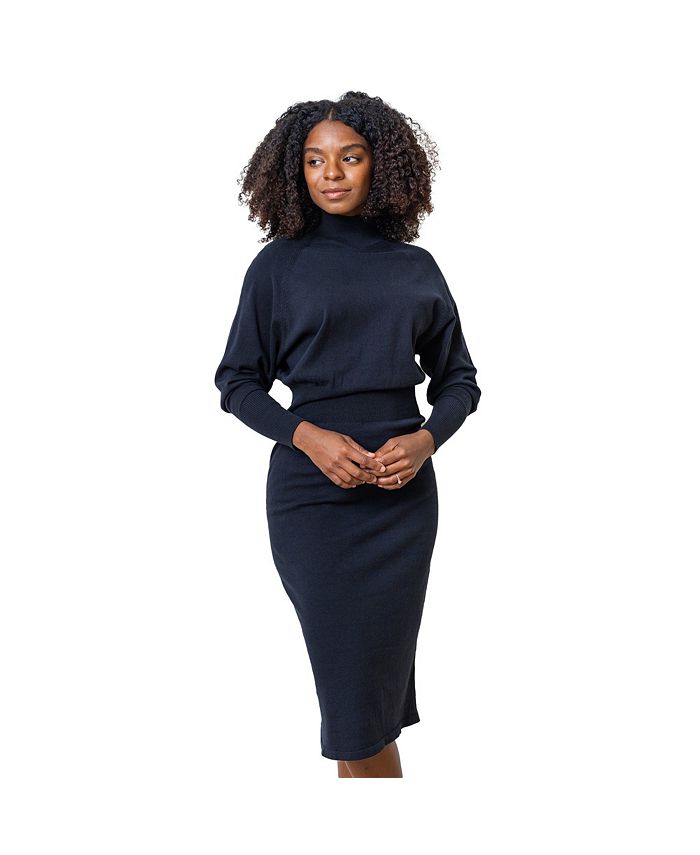 Dolman sleeve sweater dress hotsell