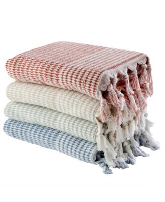 Long Borough Turkish Cotton Bath Towel, 54" x 28"