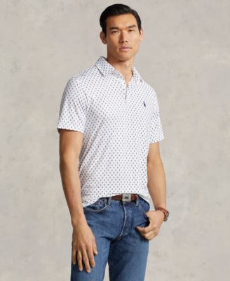 Macy's white polo shirt best sale