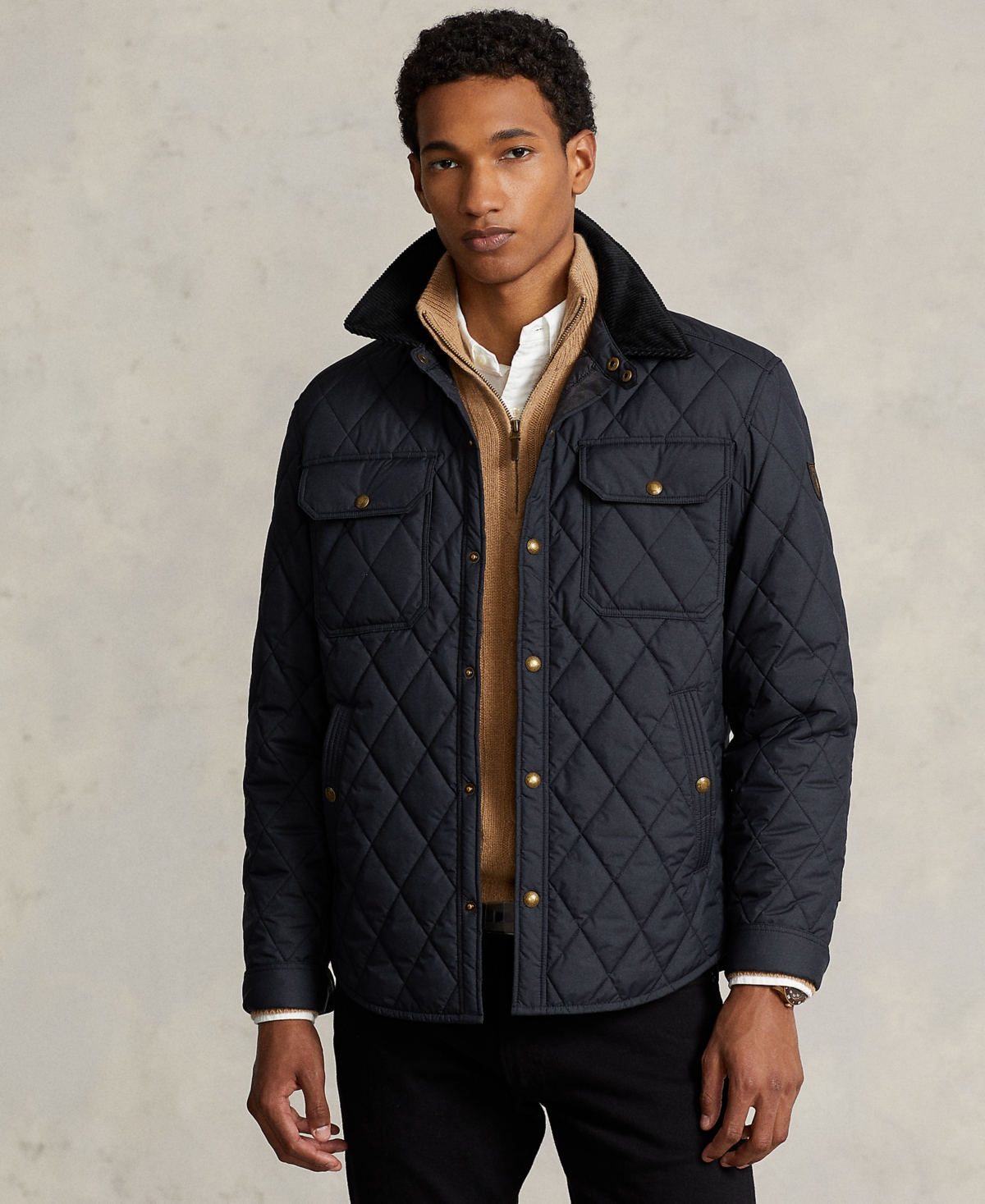 POLO RALPH LAUREN MEN'S WATER-REPELLENT QUILTED JACKET