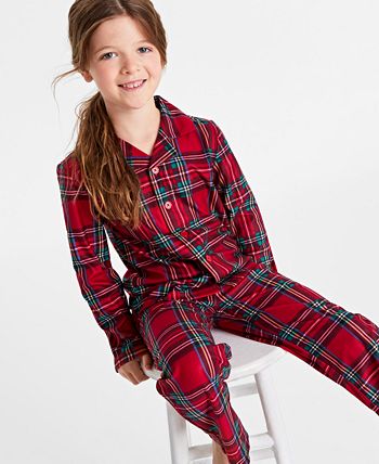 Family Pajamas Matching Kids Brinkley Plaid Pajama Set, Created