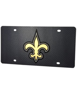 Stockdale - New Orleans Saints Carbon License Plate