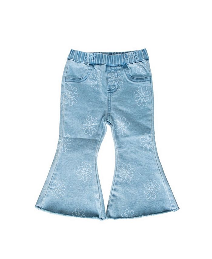 Bailey's Blossoms Girl's Toddler Sutton Denim Bell Bottoms Macy's