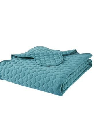 Madison Park Nala Scalloped Edge Crinkle Microfiber 3-Piece Quilt Sets