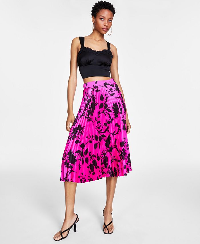 Guess pleated online maxi skirt