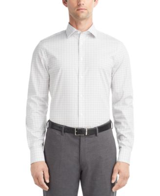 Photo 1 of [Size M] Calvin Klein Men's Refined Slim Fit Stretch Dress Shirt