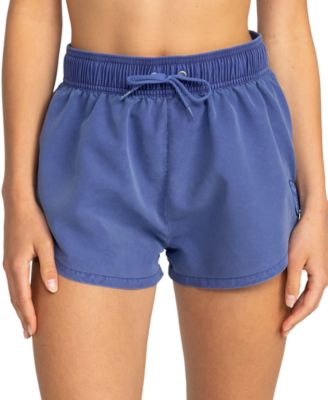 Roxy - Juniors' No Bad Waves Elastic-Waist Board Shorts