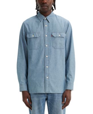 Levi s Men s Worker Relaxed Fit Button Down Chambray Shirt Macy s