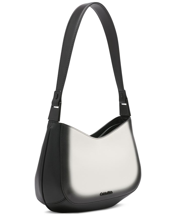 Calvin Klein Charlie Ombre Double Compartment Shoulder with Top Zipper