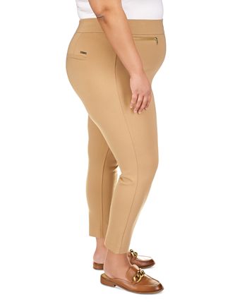 Michael Kors Plus Size Pull-On Skinny Pants - Macy's