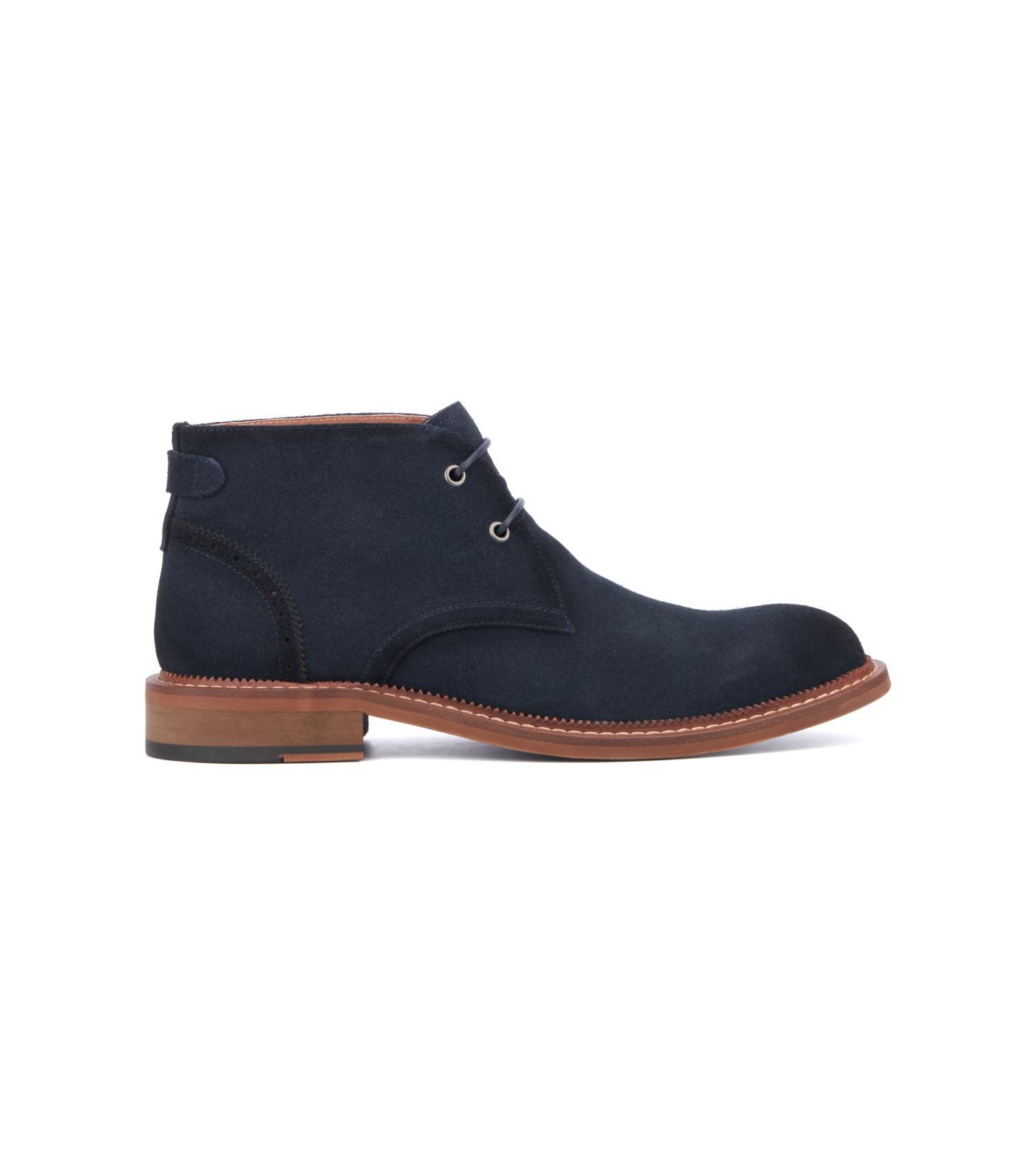 Мужские ботинки Vintage Foundry Co Suede Milton, цвет: Тёмно-синий — фото 2